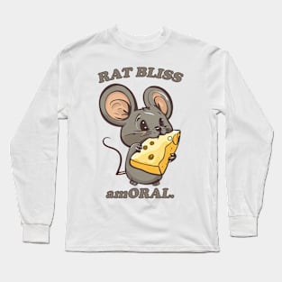 Rat Bliss | Rat Eat Chess Long Sleeve T-Shirt